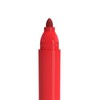 Tru Red Pen Permanent Markers Fine Tip Red Dozen