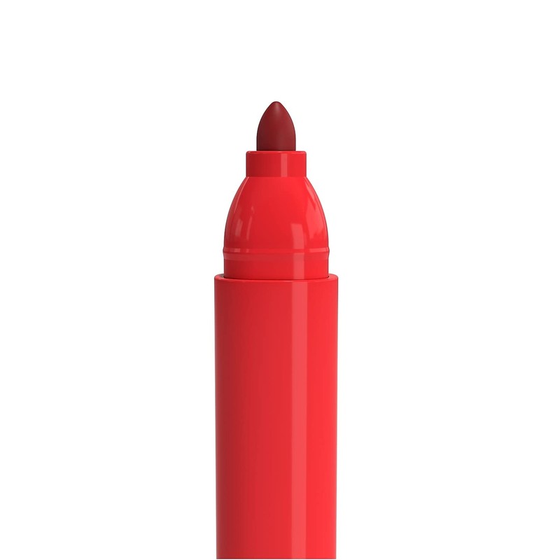 Tru Red Pen Permanent Markers Fine Tip Red Dozen