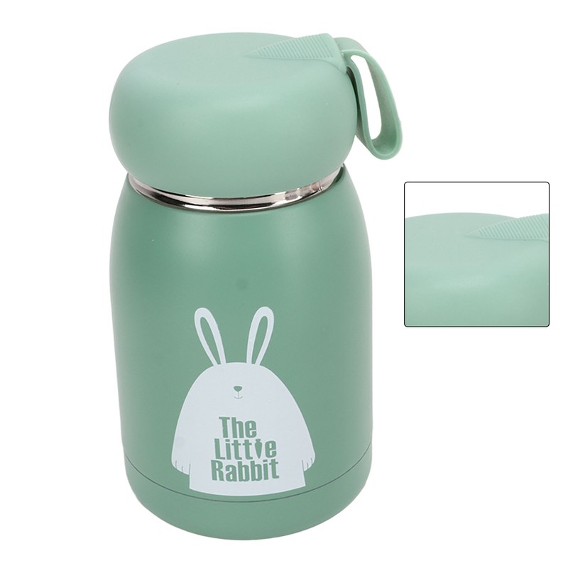 Children's Insulation Cup 12oz Double Wall Portable Rabbit Pattern Insulated