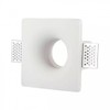 VT-714 GU10 Gypsum Fitting Square-White