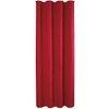 Decorative curtain opaque universal ribbon tape micro satin., red, 140x145