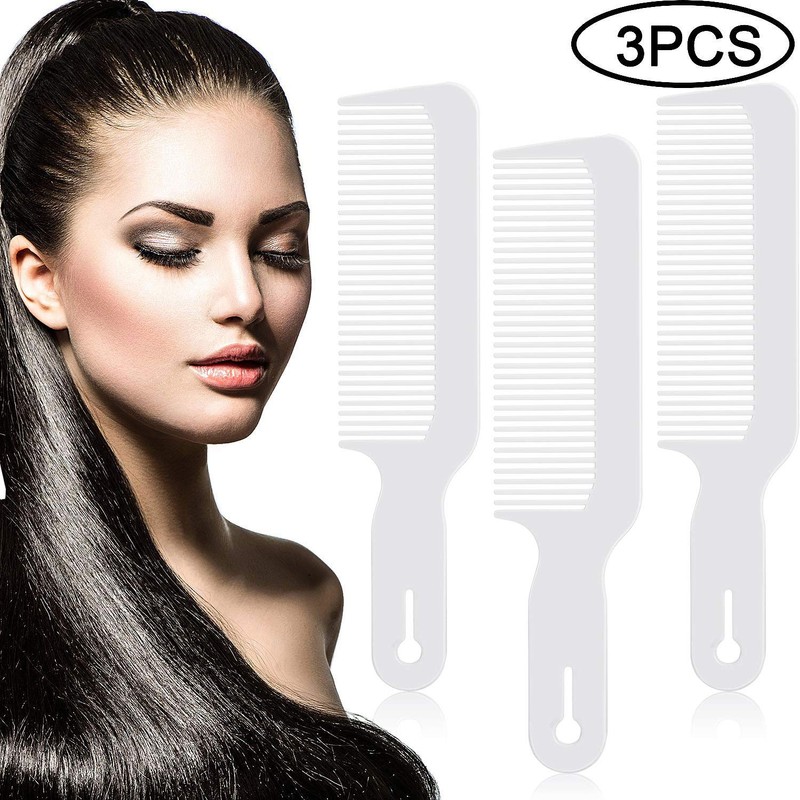 Boao 3 Pieces Barber Combs Flat Top Clipper Combs Hair