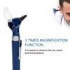 Professional Diagnostic Kit Ear Care Examination Otoscope Eardrum Endoscope SpeculumBlue