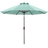 ABCCANOPY OLEFIN® 5-Year No Fading 9FT Patio Umbrella, Outdoor Table