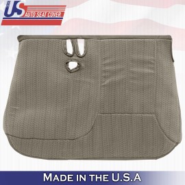 US Auto Seat Cover Inc 1995 to 1999 For Chevy Silverado Split Bench Bottom Cloth Seat Cover in Tan