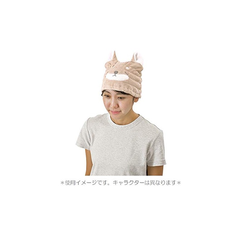 Ribuhaito 78284-01 Hair Cap, Water Absorbent, Karat Towel, Rabbit (Total