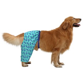 HDE - Traje de baño para perro, pantalones cortos hawaianos, para playa, piscina, para perros S a XXL, tiburones, talla XL
