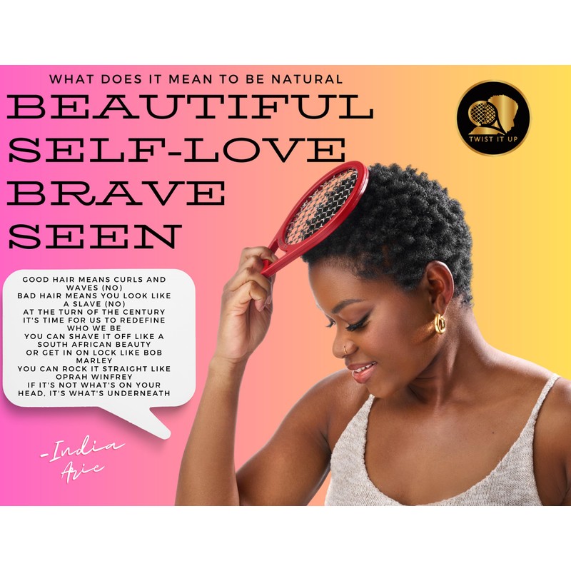 Twist It Up Comb (Imperial Blue) - Alternative to Hair