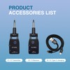 M-VAVE 2.4GHz Wireless Guitar System Built-in Rechargeable Upgrade Wireless Guitar