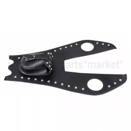 Unbranded Front Rivet Gas Tank Bag Cover Pad With Pouch For Harley Softail Deluxe FLSTN