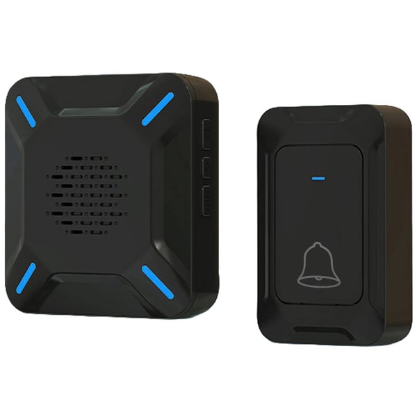 YYQ Outdoor Wireless Doorbell IP68 Large Strong Speaker LED Indicator