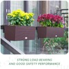 Planter Box Bracket,Flower Box Holder Brackets,Adjustable Window Box Brackets for