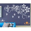 Heaven Decors Vinyl Flowers Animals Wall Sticker, 39.76 x 0.39