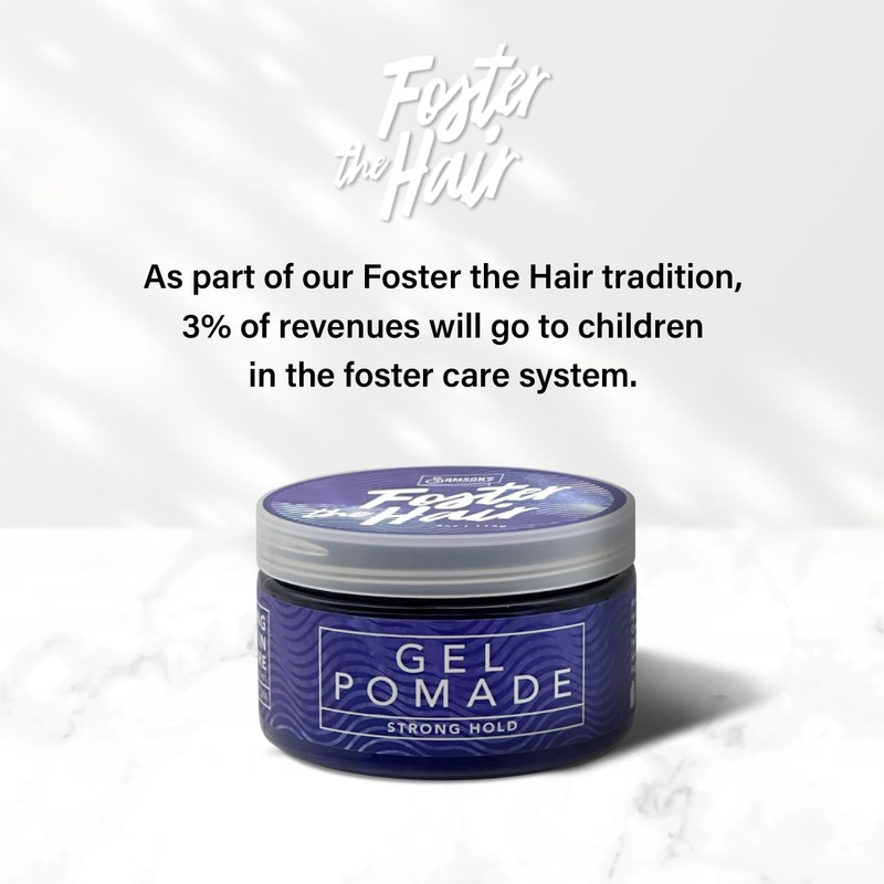 SAMSON'S HAIRCARE Foster the Hair Gel Pomade – High Hold,