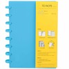 A5 Mushroom Hole Binder Refillable Writing Paper Notebook School Supplies(Light