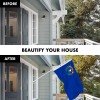 UD_G128 Combo Pack: 6 Ft Tangle Free Spinning Flagpole (White)