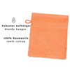 10 Piece Set Wash Mitts Premium, Colour: orange, Size: 16