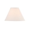 Aspen Creative 58309, Empire Uno Lamp Shade, Cream, 4" Top