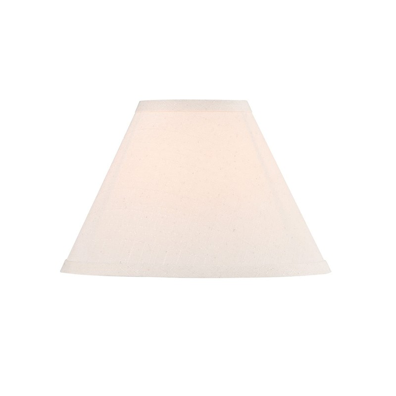 Aspen Creative 58309, Empire Uno Lamp Shade, Cream, 4" Top