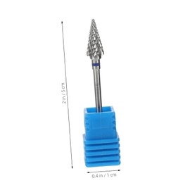 Ipetboom Nail Art Drill Bit for Women Sturdy Tungsten Carbide Head Lightweight Ergonomic Design Efficient Dead Skin Removal Versatile Polishing Tool for Manicure Nail Care