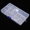 Punk Rivets Bucket Shape Spikes Zinc Alloy Craft Making Accessories