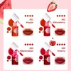 4 PC/SET Juego de glaseado de labios Fórmula natural larga