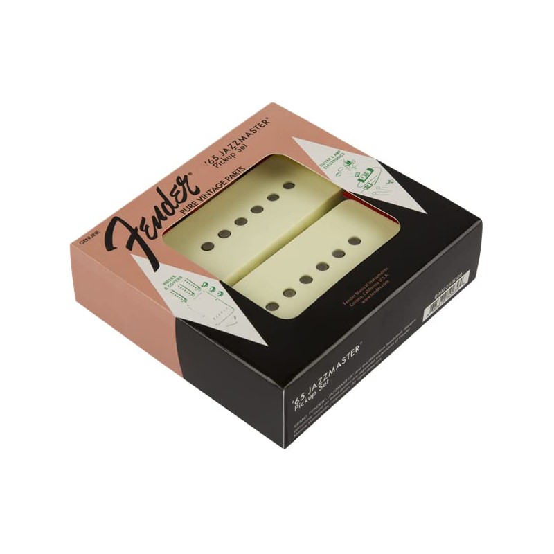 Fender Pure Vintage '65 Jazzmaster Pickups Bundle with Instrument Cable