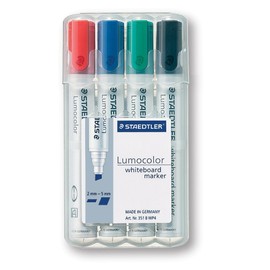 Staedtler Lumocolor 351 B WP4 Board Marker Whiteboard Marker Staedtler Box with 4 Colours
