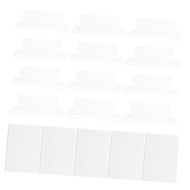 Operitacx Plastic Hanging File Folder Tabs 50pcs Set for Easy Document Organization