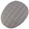 Lipodo Devron Plaid Flat Cap Men Grey 7 3/8