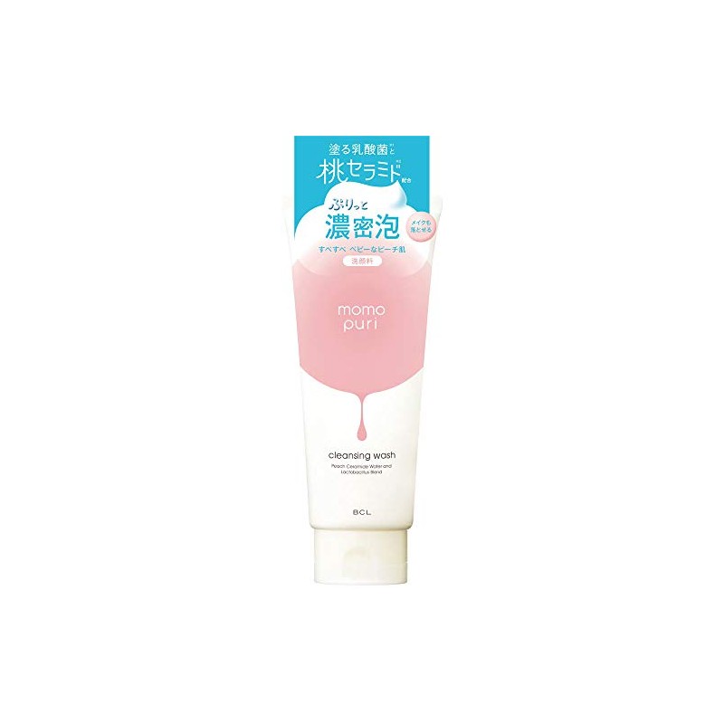 Momopuri Moisturizing Cleansing Face Wash, 5.3 oz (150 g), Set