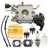 Anxingo C1M-EL37B Carburetor Kit Replacement for Husqvarna 445 445E 450