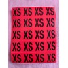 240 Color Coded Clothing Label Stickers 1"