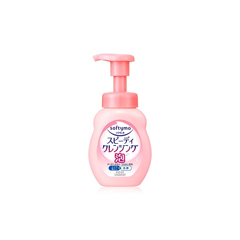 KOSE Softymo Speedy Cleansing Foam, 6.8 fl oz (200 ml)