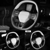 JUIVEEL ABS Car Steering Wheel Frame Cover Steering Wheel Button