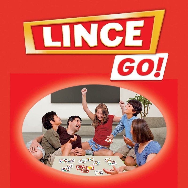 Educa - Lince Go Card Version, Family Board Game with