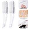 Beomeen 6 Pcs Handle Grip Nail Brushes for Cleaning, Long