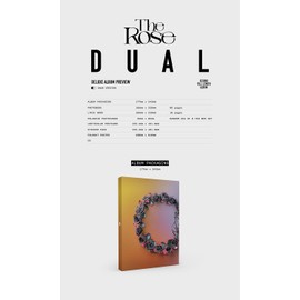 (DELUXE BOX) THE ROSE [DUAL] Physical Album (DAWN + DUSK - 2 Ver Set.) K-POP SEALED