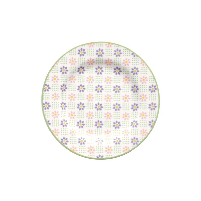 GreenGate Sybille Bread Plate White 15 cm