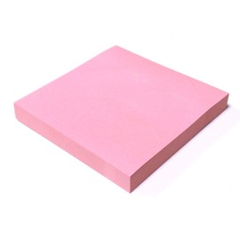 Evergreen Goods 4 Pads Pastel Pink Sticky Notes 76x76mm (3" X 3") 100 Sheets Per Pad, Memo Pads, Removable Self-Sticking Notes for Note Pad Taking, to Do Lists & Reminders for All Occasions