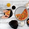DecorRack 13 Inch Alloy Steel Pizza Pan, Non-Stick Coating, Serving