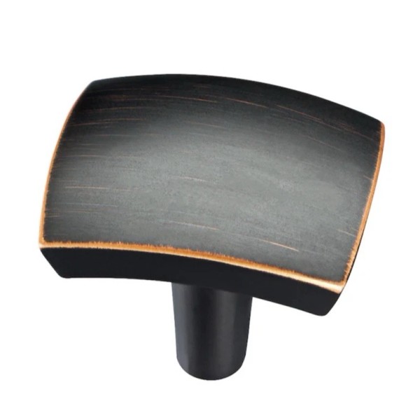 Brainerd ~ 1" Caroline Knob ~ Bronze with Copper Highlights