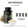 Fibra de Psyllium Husk (Plantago Ovata) 240 Cápsulas 2000 mg