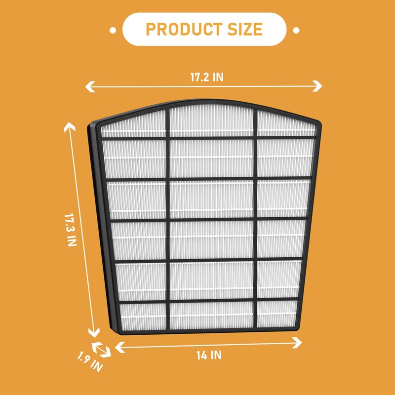 HP800 HEPA Filter Replacement Set Compatible with Hunter HP800 Multi