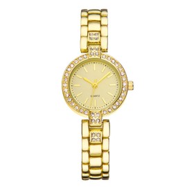 IBSO Women Watches Ladies Quartz Wristwatches Waterproof Bracelet Watch Relogio Feminino (007 Gold)