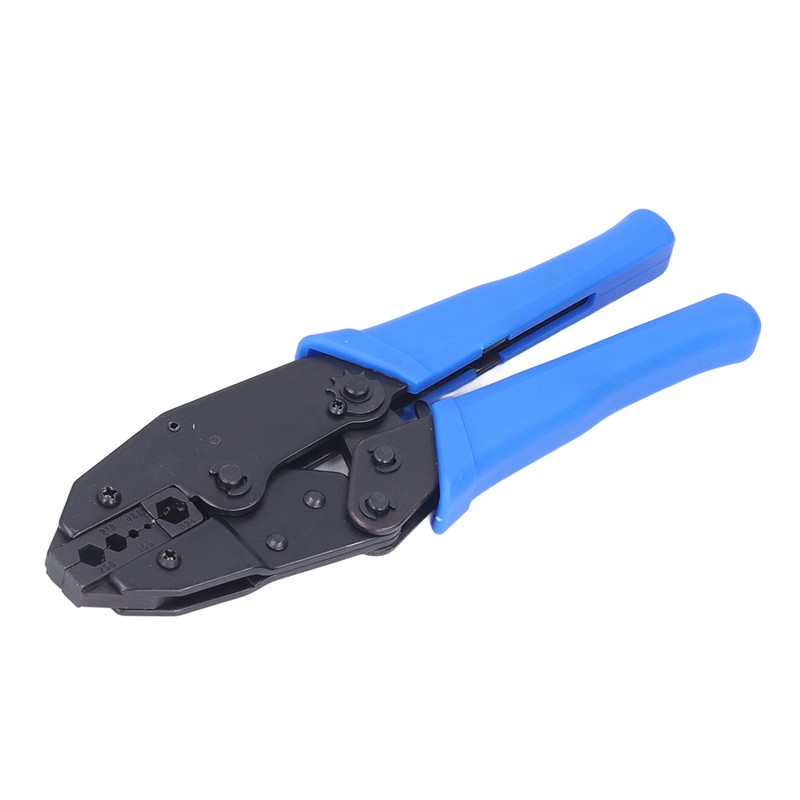 Crimping Pliers Ratchet 5 Hole Hex Coaxial Cable Terminal Cold