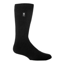 HEAT HOLDERS - Mens & Womens 2.3 Tog Original Thermal Socks | 3 Sizes | Thick Warm Fluffy Insulated Socks for Winter | Ideal for Raynauds (6-11, Black)