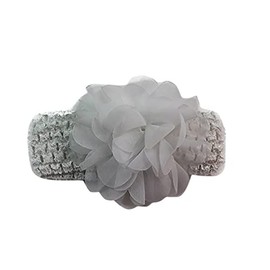Baby Headband Girl Newborn Toddler Hair Birthday Christening Flower White Newborn