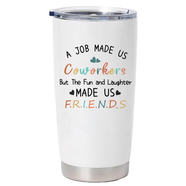 Niduilef Coworker Gifts for Best Friend,- Stainless Steel 20oz Tumbler
