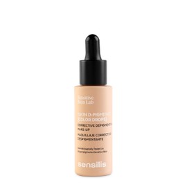 Sensilis Skin D-Pigment Color Drops, Makeup Concealer, Corrects Stains, with Organic Pigment Extract of Sclarea and Stabilised Vitamin C, Beige Rose - 30 ml